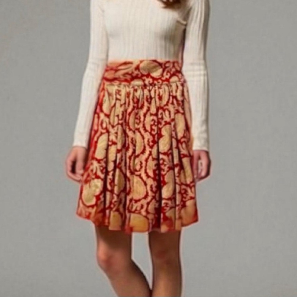 Et Vous Silk Paisley Wrap Vintage Skirt Size Medium  Paris